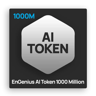 AI-1000M-LIC: EnGenius AI Surveillance Tokens - 1000 Million