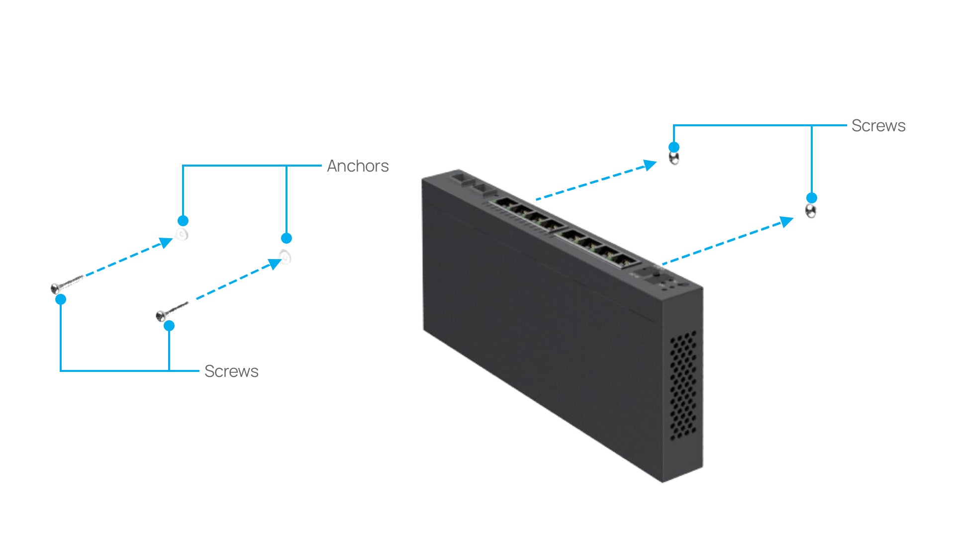 EnGenius ECS1008P Mounting