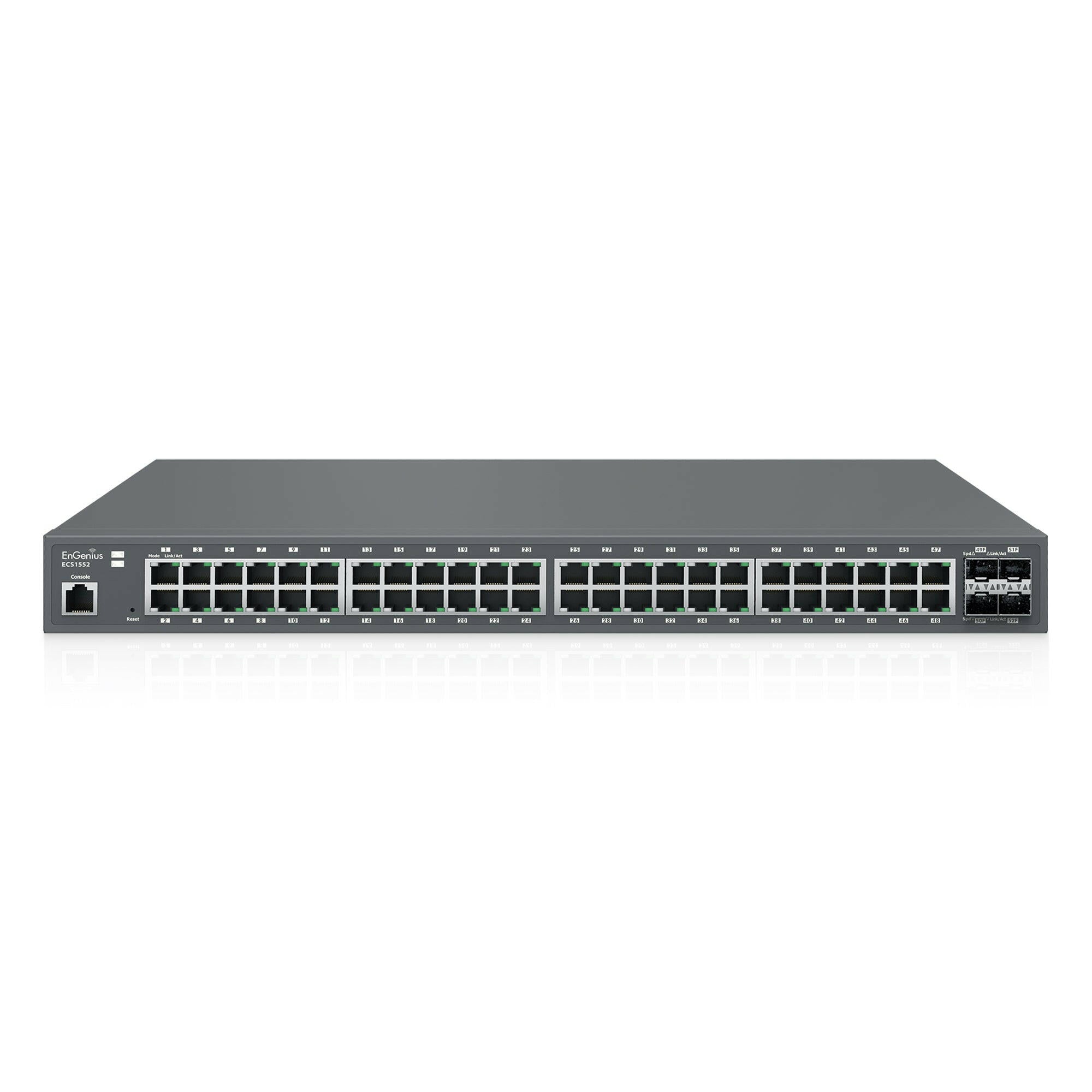 ECS1552: Conmutador Gigabit de 48 puertos administrado en la nube con 4 puertos SFP+