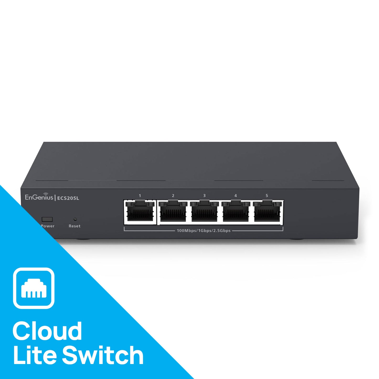 ECS205L: Cloud Managed Lite 5-Port Multi-Gigabit Switch