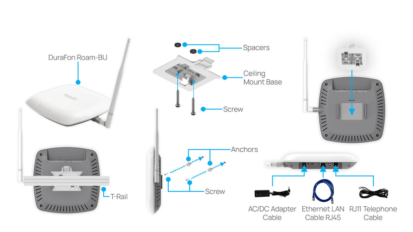 Durfon DuraFon Roam-BU: DuraFon Roam Base Unit – EnGenius Store