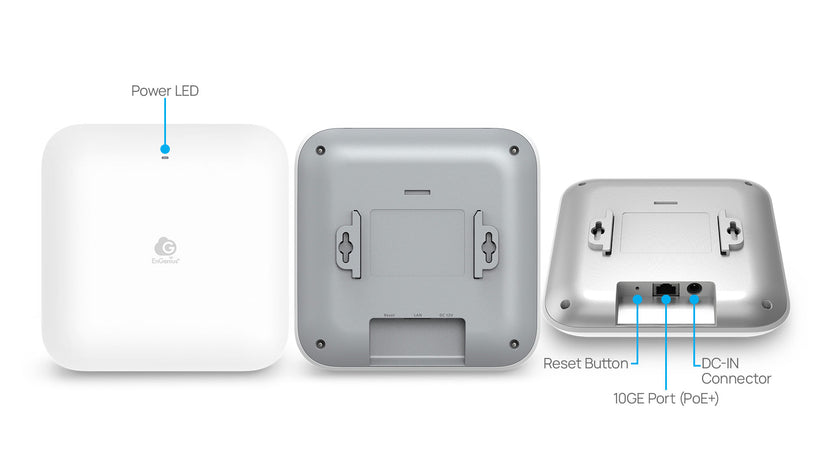 ECW520: Cloud Managed 2x2x2 Indoor Tri-Band WiFi 7 Access Point ...