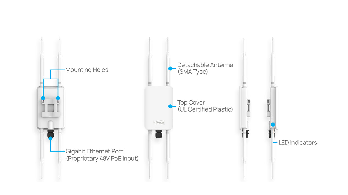 ENH1350EXT: Dual-Band AC1300 Outdoor WiFi 5 Access Point – EnGenius Store