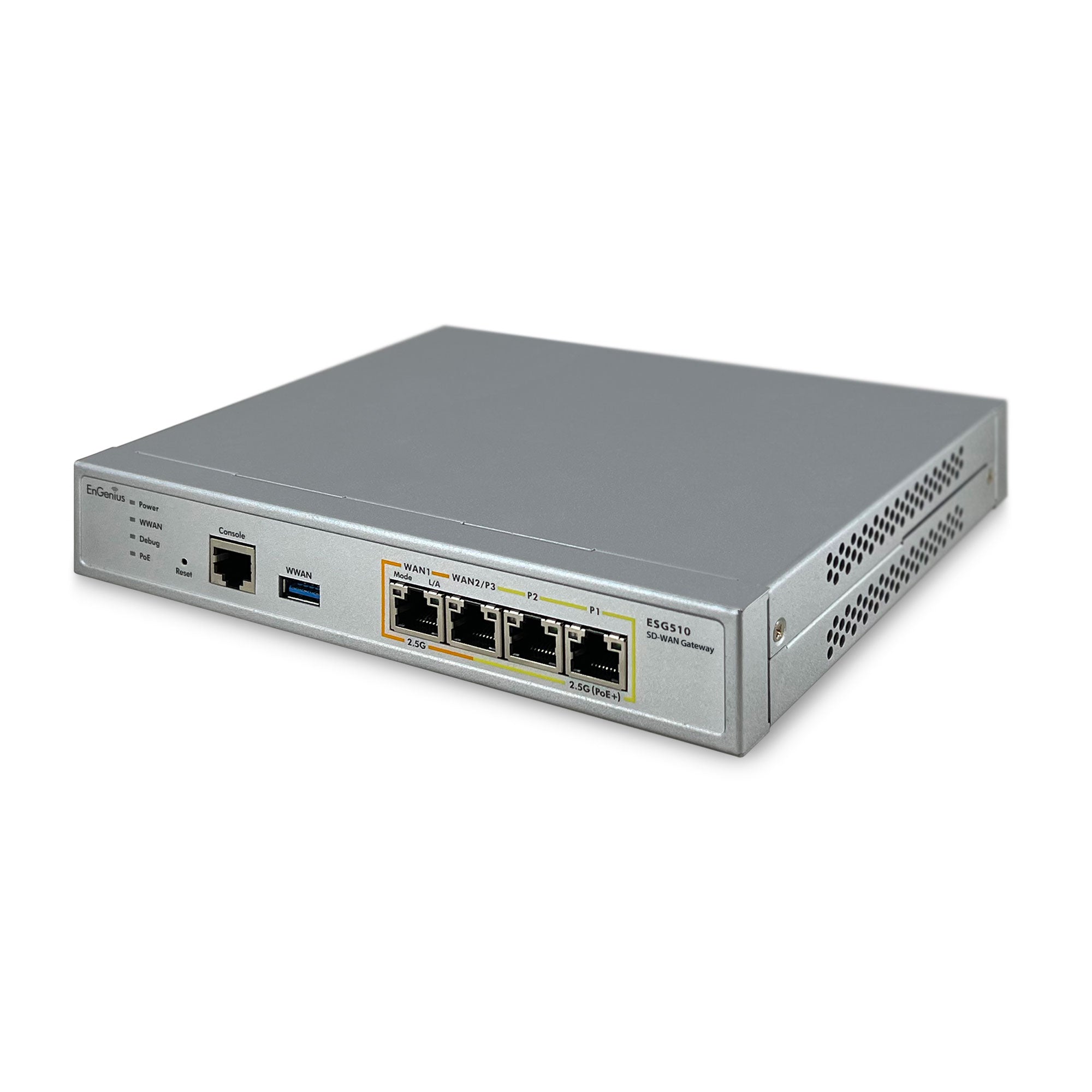 ESG510: Cloud Managed SD-WAN Security Gateway with Quad Core 1.6GHz and 4x 2.5G ports