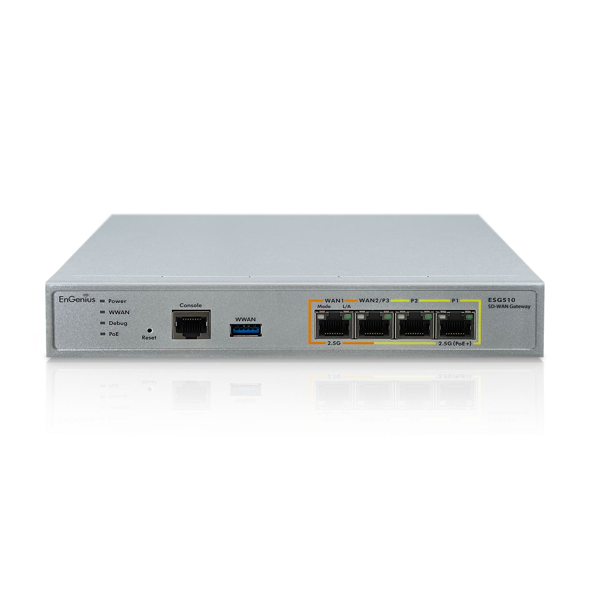 ESG510: Cloud Managed SD-WAN Security Gateway with Quad Core 1.6GHz and 4x 2.5G ports