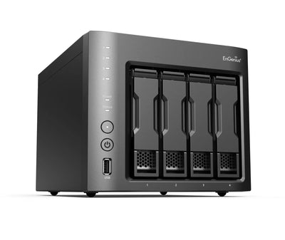 EVS1004D: Cloud Managed AI 4-Bay Network Video Recorder System Tower