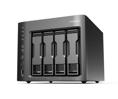 EVS1004D: Cloud Managed AI 4-Bay Network Video Recorder System Tower