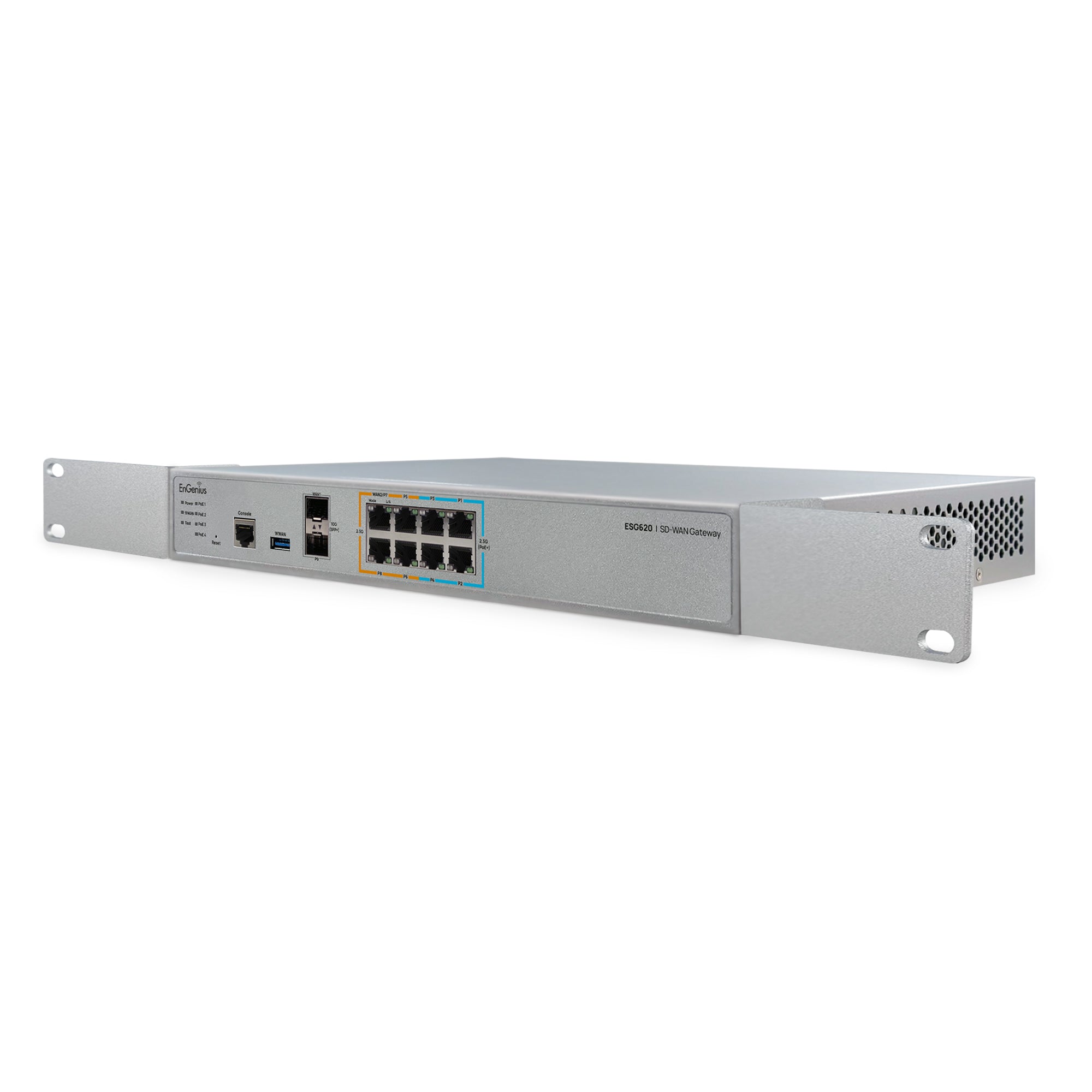 ESG620: Cloud Managed SD-WAN Security Gateway with Quad Core 2.2GHz and 8x 2.5G ports