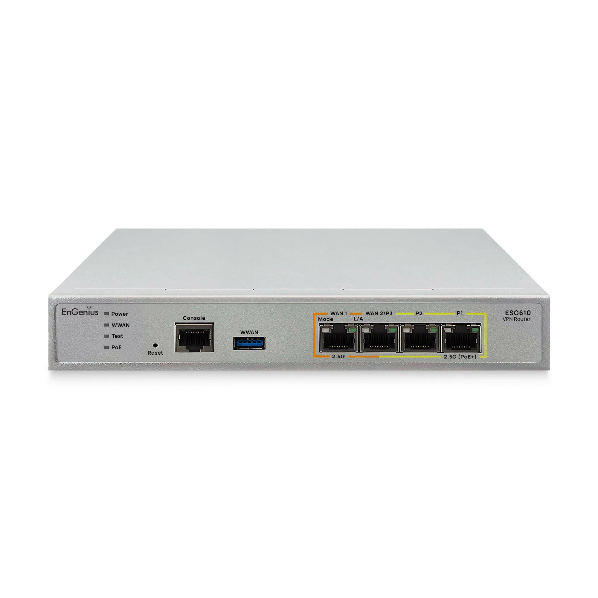 ESG610: Cloud-Managed VPN Router with Quad Core 2.2GHz and 4x 2.5G por ...