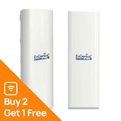 KIT ENH500-AX: Kit de puente inalámbrico punto a punto Wi-Fi 6 para exteriores AX1200 de 5 GHz
